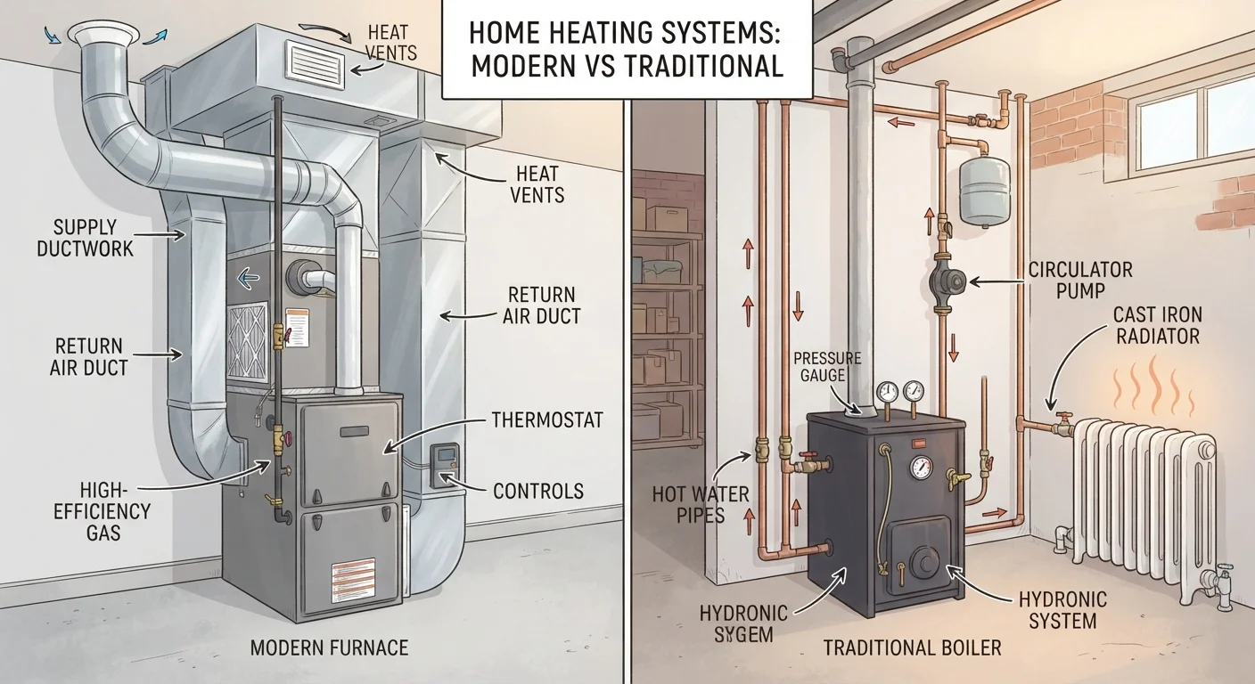 Furnace vs. Boiler: Understanding the Core Difference in Home Heating