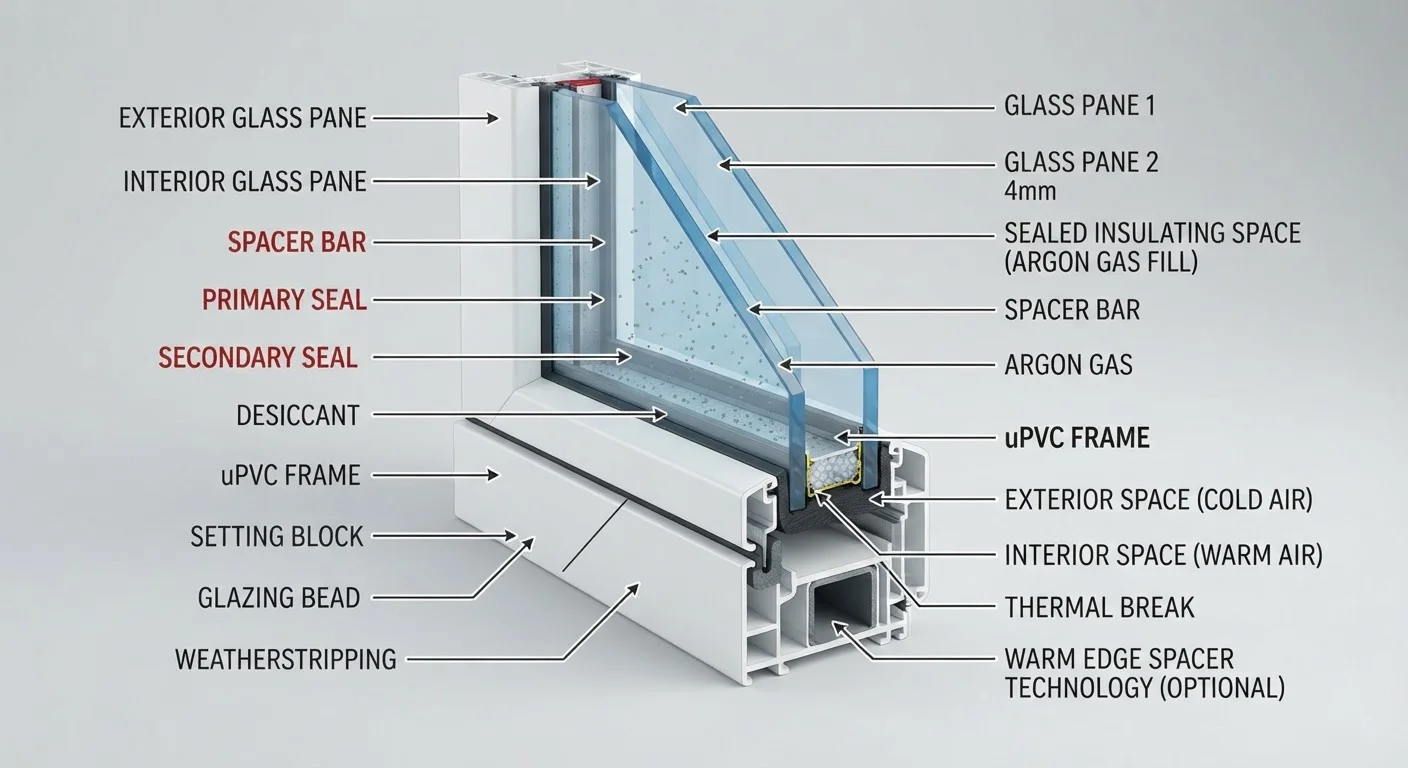 Gas Fills Between Window Panes: Argon, Krypton, and Air Compared