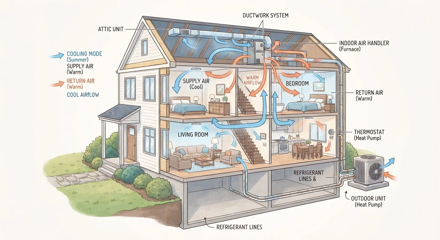 Heat Pumps Demystified: How They Both Heat and Cool a Home