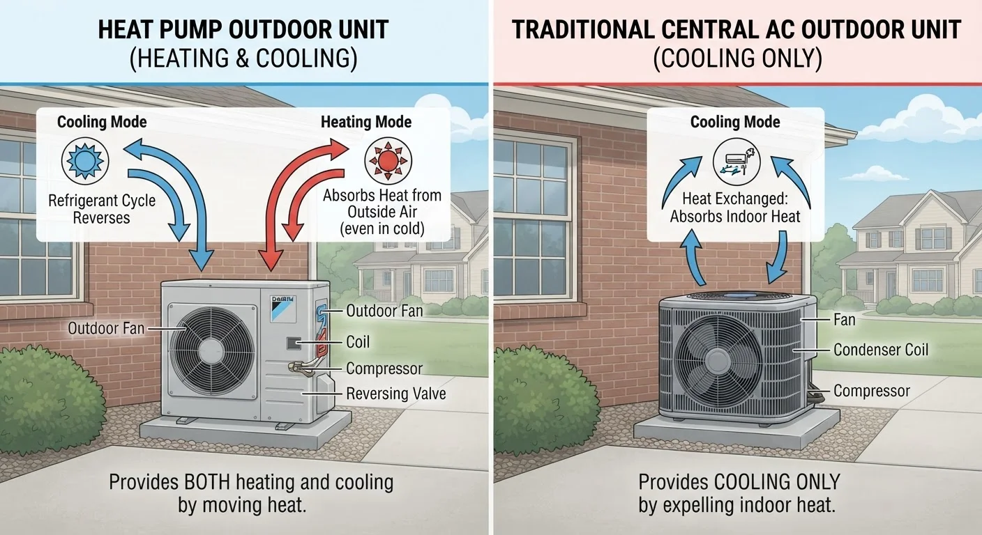 Heat Pumps vs. Traditional Air Conditioners: Understanding the Difference