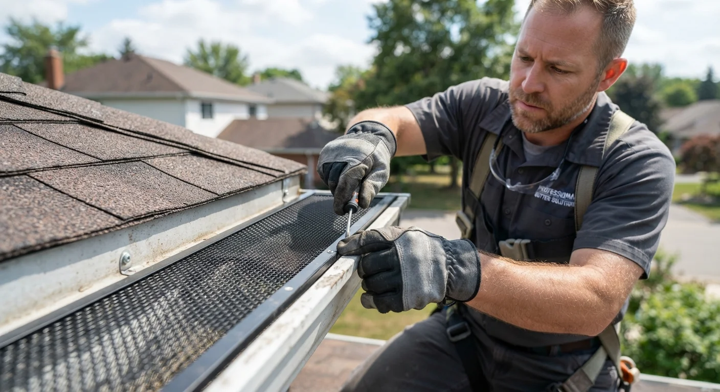 How Gutter Guard Installation Actually Works: A Step-by-Step Look at the Process