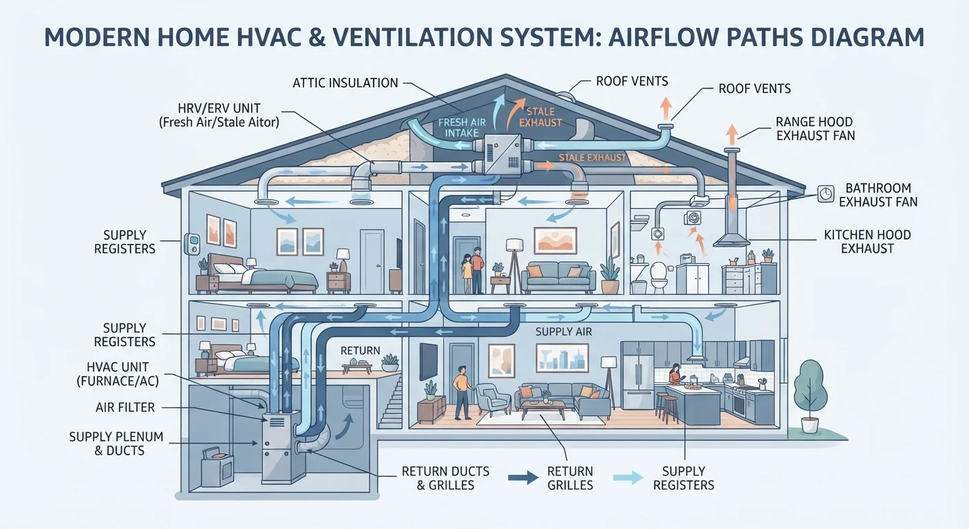 How Ventilation and HVAC Work Together — and When They're Confused for Each Other