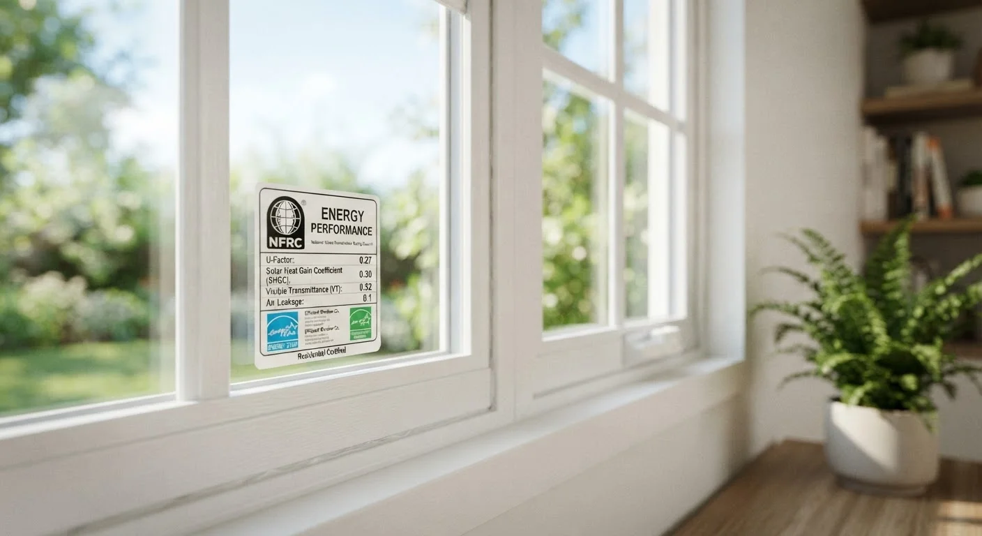 Reading a NFRC Label: A Room-by-Room Reference for Homeowners