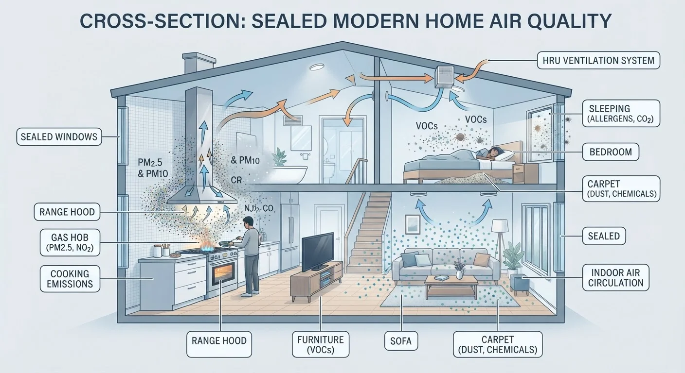 The Hidden Pollutants Lurking in a Tightly Sealed Home