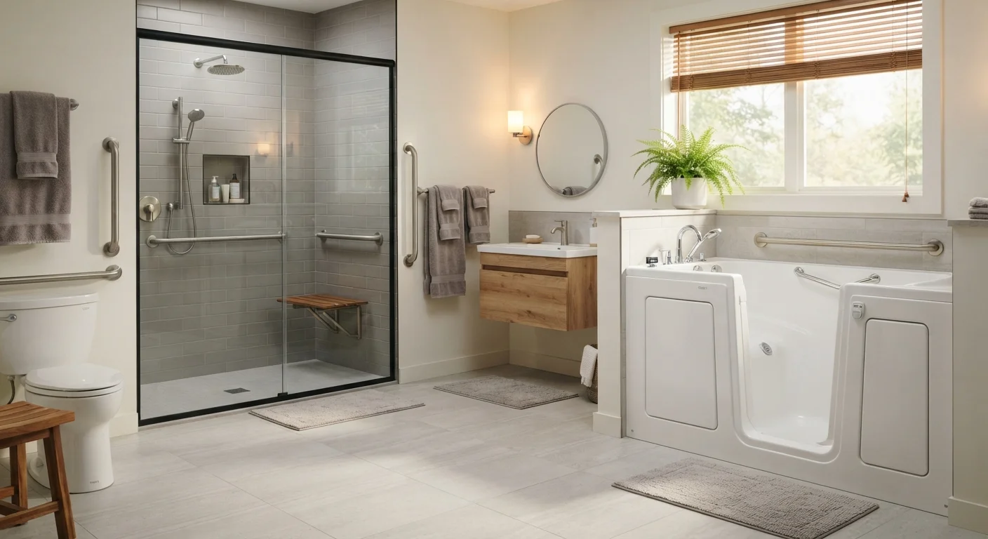 Walk-In Shower vs. Walk-In Tub: Which Suits Your Bathroom and Mobility Needs?