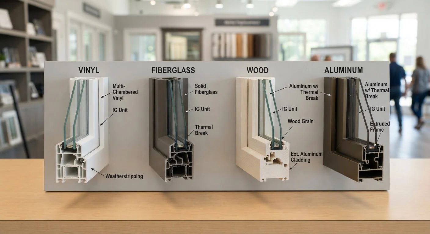 Window Frame Materials and Their Effect on Energy Performance