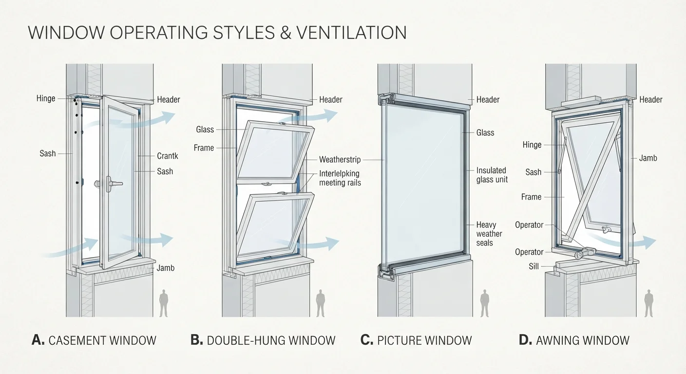 Window Style and Energy Efficiency: What the Shape Has to Do With It